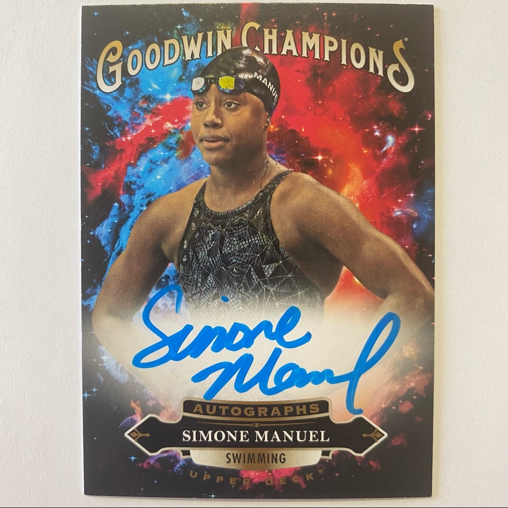 Simone Manuel Authentic Autograph - image 2